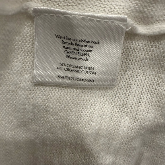 EILEEN FISHER
Organic Linen Cotton Cardigan
Easy Fit, Thigh Length Sz XS - Picture 6 of 7